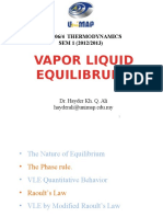 Vapor Liquid Equilibrium