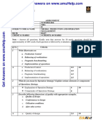 Assignment: Approximately of 400 Words. Each Question Is Followed by Evaluation Scheme