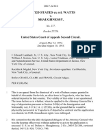 United States Ex Rel. Watts v. Shaughnessy, 206 F.2d 616, 2d Cir. (1953)