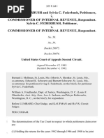 Irving S. Federbush and Sylvia C. Federbush v. Commissioner of Internal Revenue, Sylvia C. Federbush v. Commissioner of Internal Revenue, 325 F.2d 1, 2d Cir. (1963)