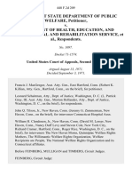 Connecticut State Department of Public Welfare v. Department of Health, Education, and Welfare, Social and Rehabilitation Service, 448 F.2d 209, 2d Cir. (1971)