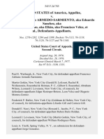 United States v. Francisco Adriano Armedo-Sarmiento, AKA Eduardo Sanchez, AKA Pacho El Mono, AKA Elkin, AKA Francisco Velez, 545 F.2d 785, 2d Cir. (1977)