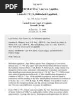 United States v. Linda Sutton, 13 F.3d 595, 2d Cir. (1994)