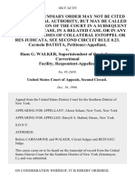 Carmelo Batista v. Hans G. Walker, Superintendent of The Auburn Correctional Facility, 104 F.3d 355, 2d Cir. (1996)