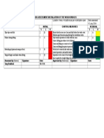 Risk Assessment For Weigh Bridge.