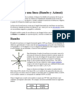 Azimut /rumbo y Buzamientos, Calculos y Conversión