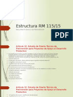 Diferencia Proyectos y Programas RM 115-15