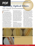 Specialty Optical Fibers For Harsh Environments