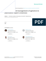 Assessment and Management of Agitation in Psychiatry Expert Consensus