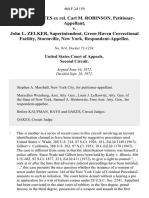 United States Ex Rel. Carl M. Robinson v. John L. Zelker, Superintendent, Green Haven Correctional Facility, Stormville, New York, 468 F.2d 159, 2d Cir. (1972)