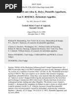 Isabel Sperber and Aline K. Halye v. Ivan F. Boesky, 849 F.2d 60, 2d Cir. (1988)