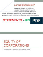 Equity of Corporations