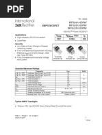 Smps Mosfet: Irfb23N15Dpbf Irfs23N15Dpbf Irfsl23N15Dpbf