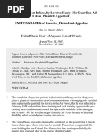 John P. Healy, An Infant, by Loretta Healy, His Guardian Ad Litem v. United States, 295 F.2d 958, 2d Cir. (1961)