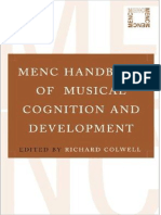 MENC Handbook of Musical Cognition and Develop