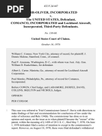 Dorr-Oliver, Incorporated v. The United States, Comanco, Incorporated and Lockheed Aircraft, Incorporated, Third-Party, 432 F.2d 447, 3rd Cir. (1970)