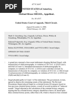 United States v. Michael Bruce Siegel, 477 F.3d 87, 3rd Cir. (2007)