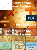 The Evolution of The Number System