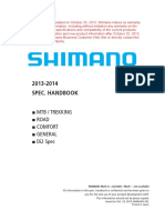 Shimano Specs Handbook