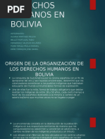 Derechos Humanos en Bolivia