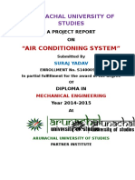 "Air Conditioning System": Arunachal University of Studies