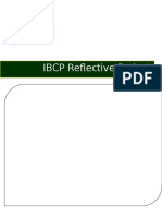 Reflective Project Ibcp Guidelines Update Draft