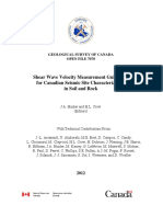 Shear Wave Velocity Measurement Guidelines - CANADA Pag81 - HV