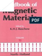 Handbook of Magnetic Materials, Volume 12