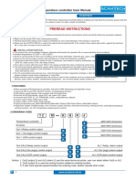 Manual Controlador de Temperatura TCM Scantech SERIES