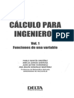 CALCULO PARA INGENIEROS Vo. 1 FUNCIONES DE UNA VARIABLE PDF