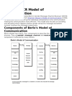 Models of Communication