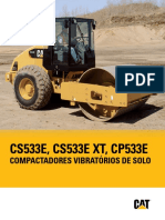 Cs533E, Cs533E XT, Cp533E: Compactadores Vibratórios de Solo