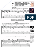 LEVEL: AC-ADV1 Tab Sheet 1 of 3 Fingerpicking Basics Foundation. To Get Used To Fingerpicking Here Are 5 Excercises On Basic Chords