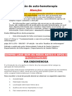 Manual de Procedimentos para Aplicação de Auto-Hemoterapia