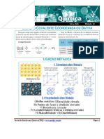 Ligação Covalente Coordenada Ou Dativa