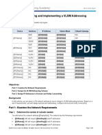 8.2.1.4 PT - Designing and Implementing A VLSM Addressing Scheme