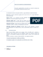 Análisi Quelatométrico de Plomo en Concentrados 2