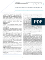 The Study of The Effect of Altering The Vertical Dimension of Occlusion On The Magnitude of Biting Force