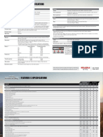 Suv - Isuzu - MU-X - Specification - Sheet Australia Model