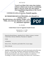 United States v. Rutherford Ronald Rogers, A/K/A Ronald Lee Saname, A/K/A Ronald Jackson, A/K/A Rodney Walker, A/K/A Theodore Ronald Willis, A/K/A Sylvester Ronald Lewis, A/K/A John Mendenhall, Jr., 103 F.3d 122, 4th Cir. (1996)