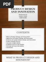 Product Design and Innovation