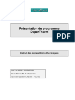 ThermExcel - CALCUL DES DEPERDITIONS PDF