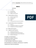 Memoria Descritiva de Un Proyecto de Losa Deportiva