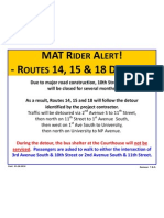 Ider Lert Outes Etours: Mat R A ! - R 14, 15 & 18 D