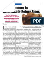 Water Hammer in Condensate Lines