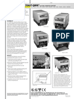 Toast-Qwik®: Models TQ-10, - 400, - 400BA, - 400H, - 800, - 800BA, - 800H, - 800HBA, - 1200, - 1800, - 1800BA, - 1800H, - 1800HBA