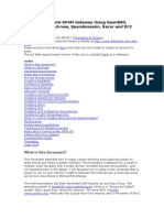 Fairly-Secure Anti-SPAM Gateway Using OpenBSD, Postfix, Amavisd-New, SpamAssassin, Razor and DCC