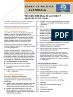 Policy Brief - 2. PINA Ley de Proteccion Integral-Guatemala 10.15