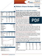 ICICIdirect MahindraLifespace Coverage PDF