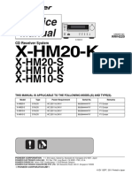 Pioneer X-hm10 X-hm20 SM